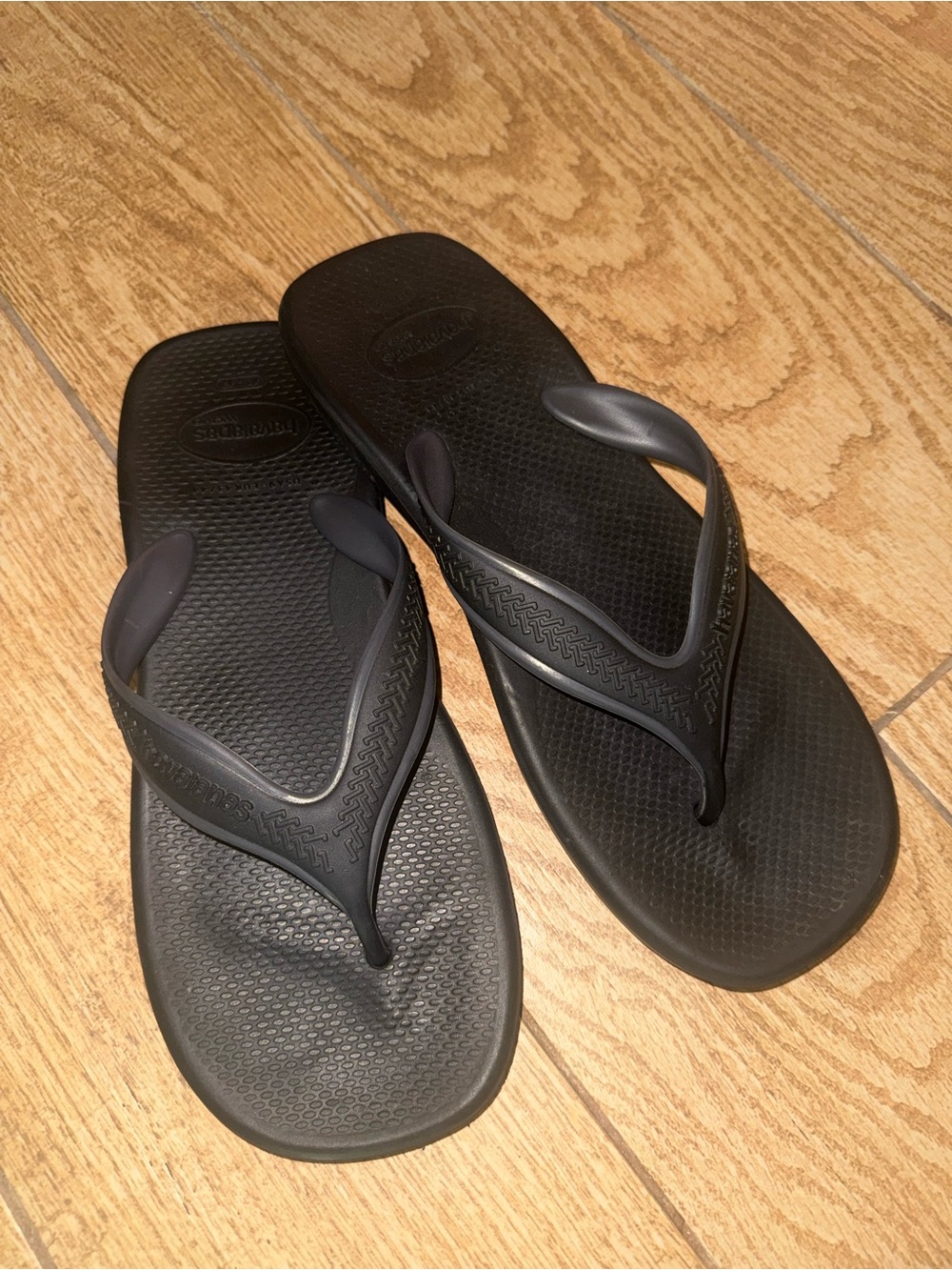 Havaianas Men's Top Max Rubber Flip Flops - black - Size 41-42 8-9